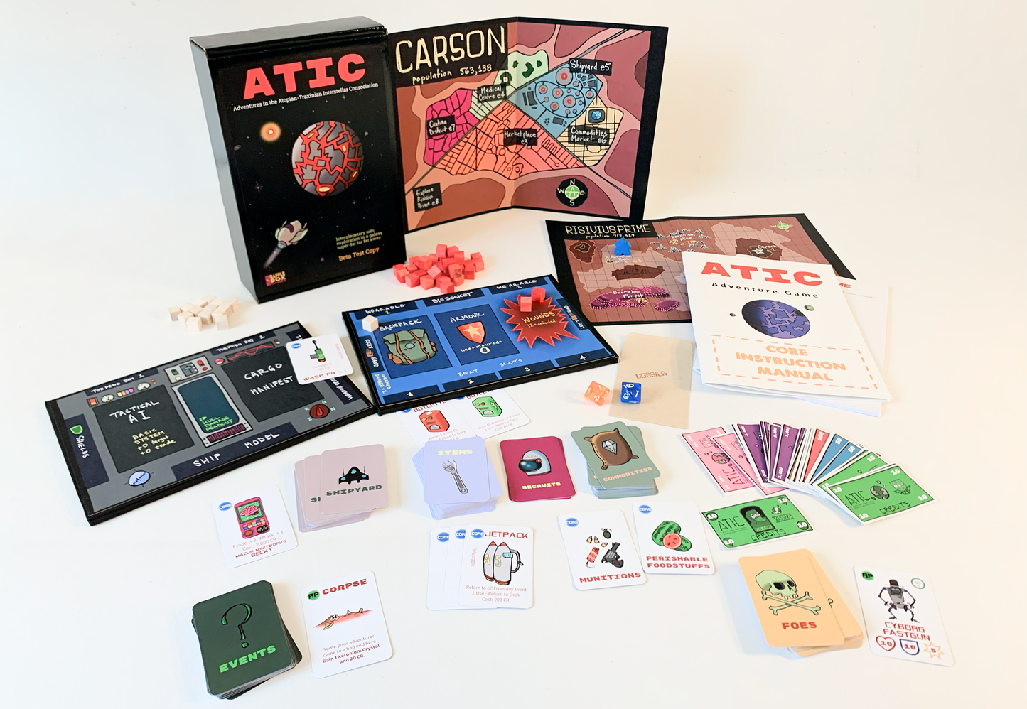 ATIC Space Opera Adventure Board Game