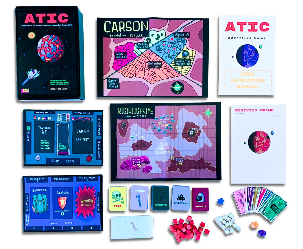ATIC Space Opera Adventure Board Game