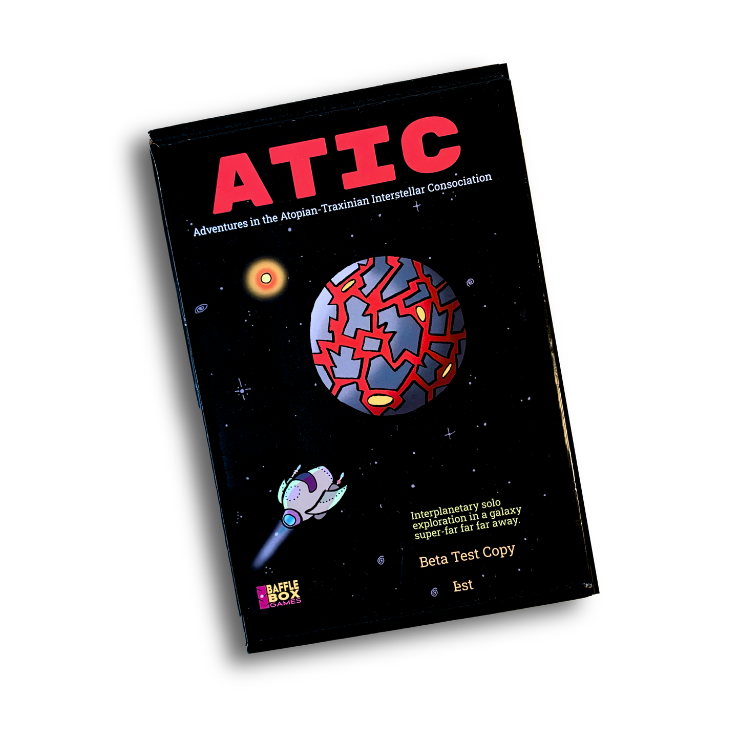 ATIC Space Opera Adventure Board Game - Pre-Order today!